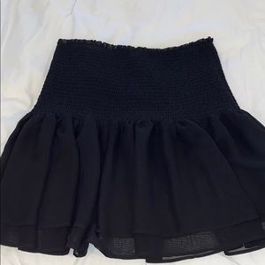Black flowy skirt